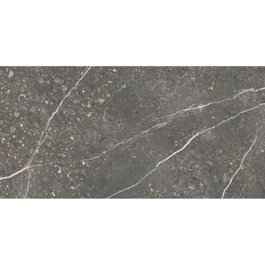 Керамогранит 120x60 9мм Volcano Nero Rect матовая черный Baldocer