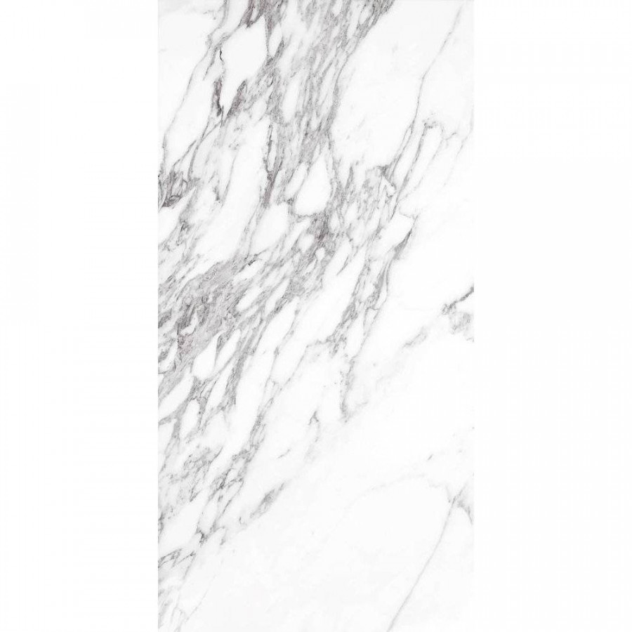 Керамогранит 120x60 8мм Bianco BHW-0037 Soft Full Body Polished Gold глянцевая белый Basconi Home