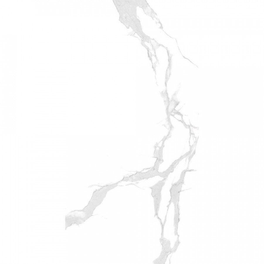 Керамогранит 120x60 8мм Bianco BHW-0026 White Full Body Polished (Sinking Ink) глянцевая белый Basconi Home