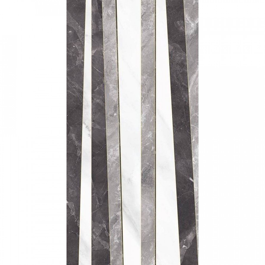 Керамогранит 120x60 8мм Blue Sky BHW-0032 Monet Full Body Polished (Gold) глянцевая серый Basconi Home