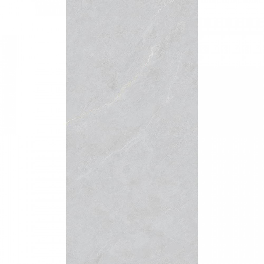 Керамогранит 120x60 10мм Cateye BHW-0023 Light Grey Grains Soft-Polished Mould глянцевая серый Basconi Home