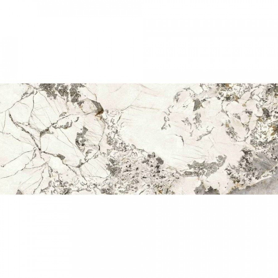 Керамогранит 300x120 6мм Rossana Star BHK-4001 Dry-Granular Polished глянцевая белый Basconi Home