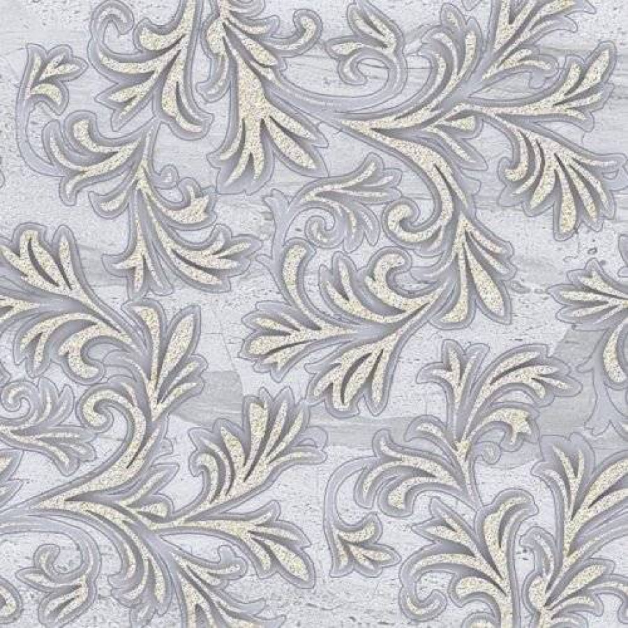 Декор 60x20 9мм Лаурия 04-01-1-17-03-06-1105-0 Серый глянцевая серый Belleza