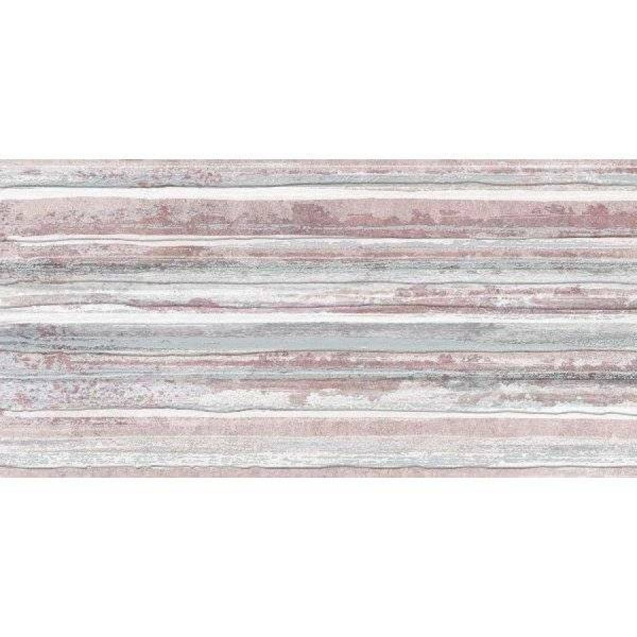 Декор 40x20 8.5мм Блум 04-01-1-08-05-41-2341-0 Розовый глянцевая розовый Belleza