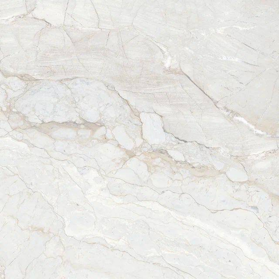 Керамогранит 60x60 9мм Narmada White Glossy глянцевая белый Belleza