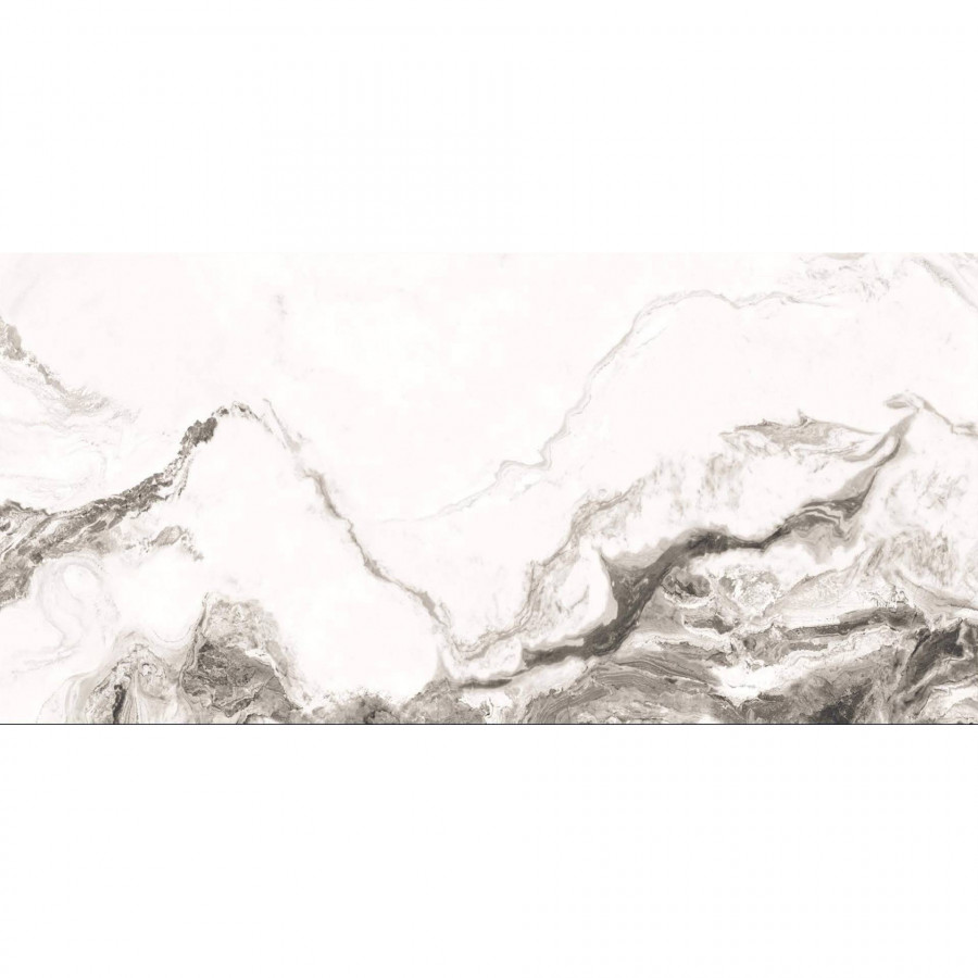 Керамогранит 120x60 9мм Colonial Dark Grey Silver Glossy Carving глянцевая белый Belleza