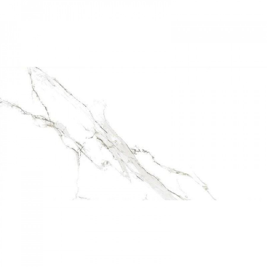 Керамогранит 120x60 9мм Pearl Statuario Golden Glossy Carving глянцевая белый Belleza