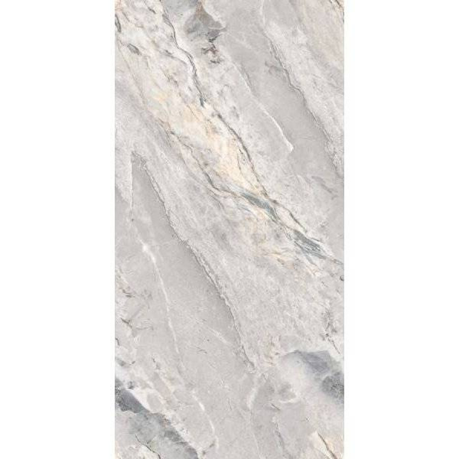 Керамогранит 120x60 9мм Argenta Grey Grenulla глянцевая серый Belleza