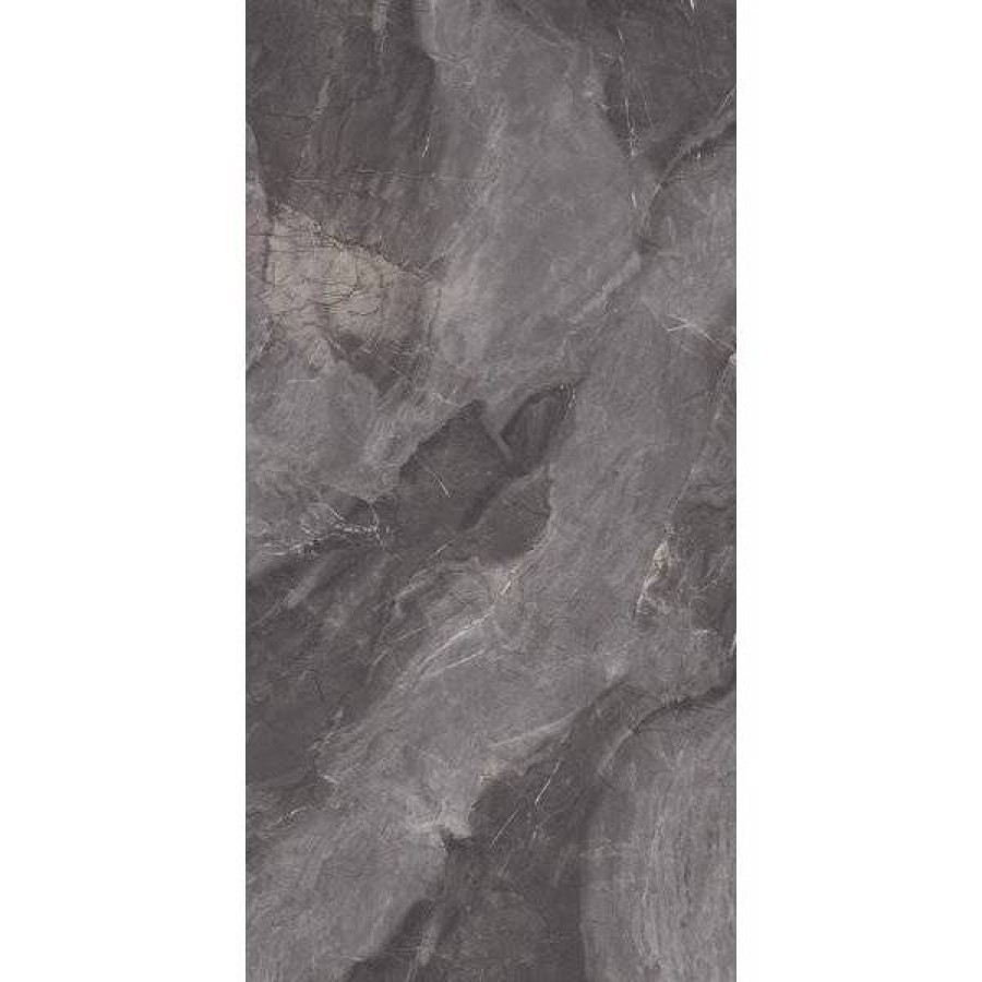 Керамогранит 120x60 9мм Dorato Charcol Grenulla полированная серый Belleza