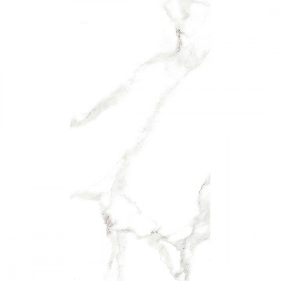 Керамогранит 120x60 9мм Statuario Silk Glossy глянцевая белый Belleza