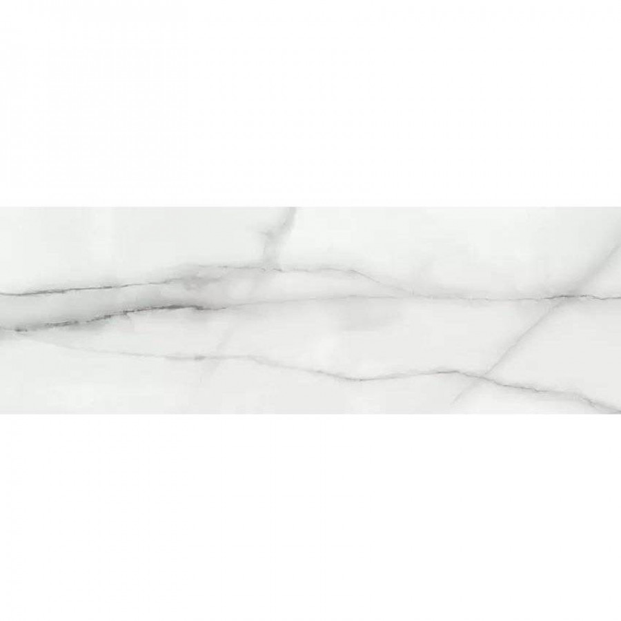 Керамическая плитка 90x30 7мм Newbury White Slim Rect глянцевая белый Benadresa