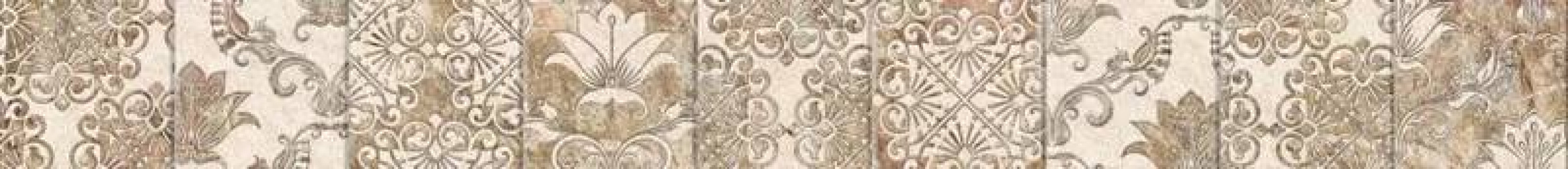 Бордюр 50x5 8мм Рамина бежевый матовая бежевый Beryoza Ceramica