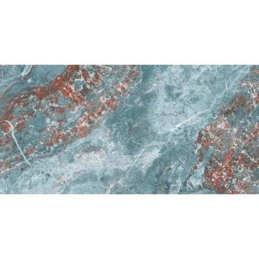 Керамогранит 120x60 9мм Infinity BZ75718 Steel матовая бирюзовый Bluezone