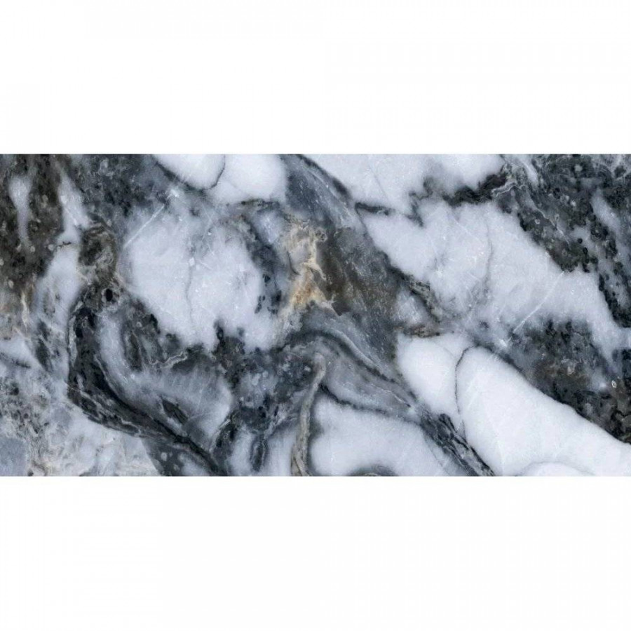 Керамогранит 120x60 9мм Nordic BZ73132 Blue Hi-Glossy полированная синий Bluezone