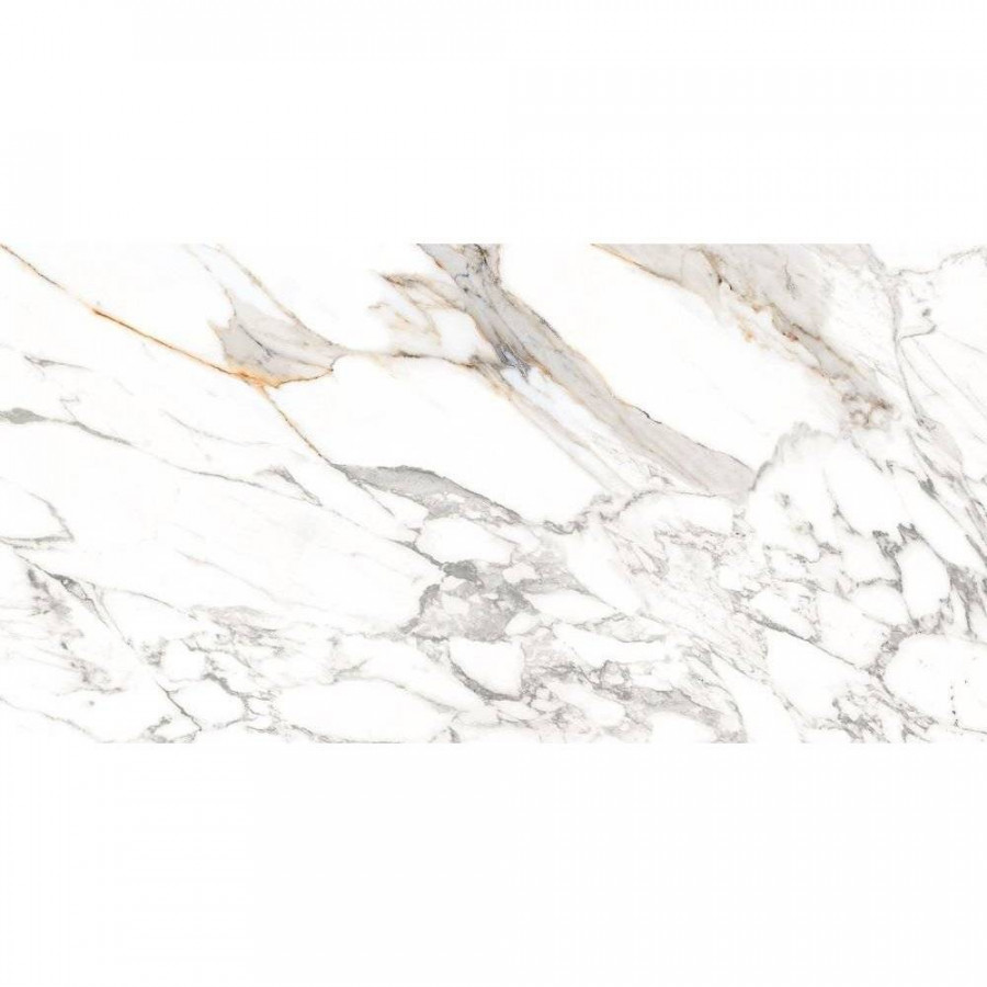 Керамогранит 120x60 11мм Scot White BZ73136 A Glossy полированная белый Bluezone