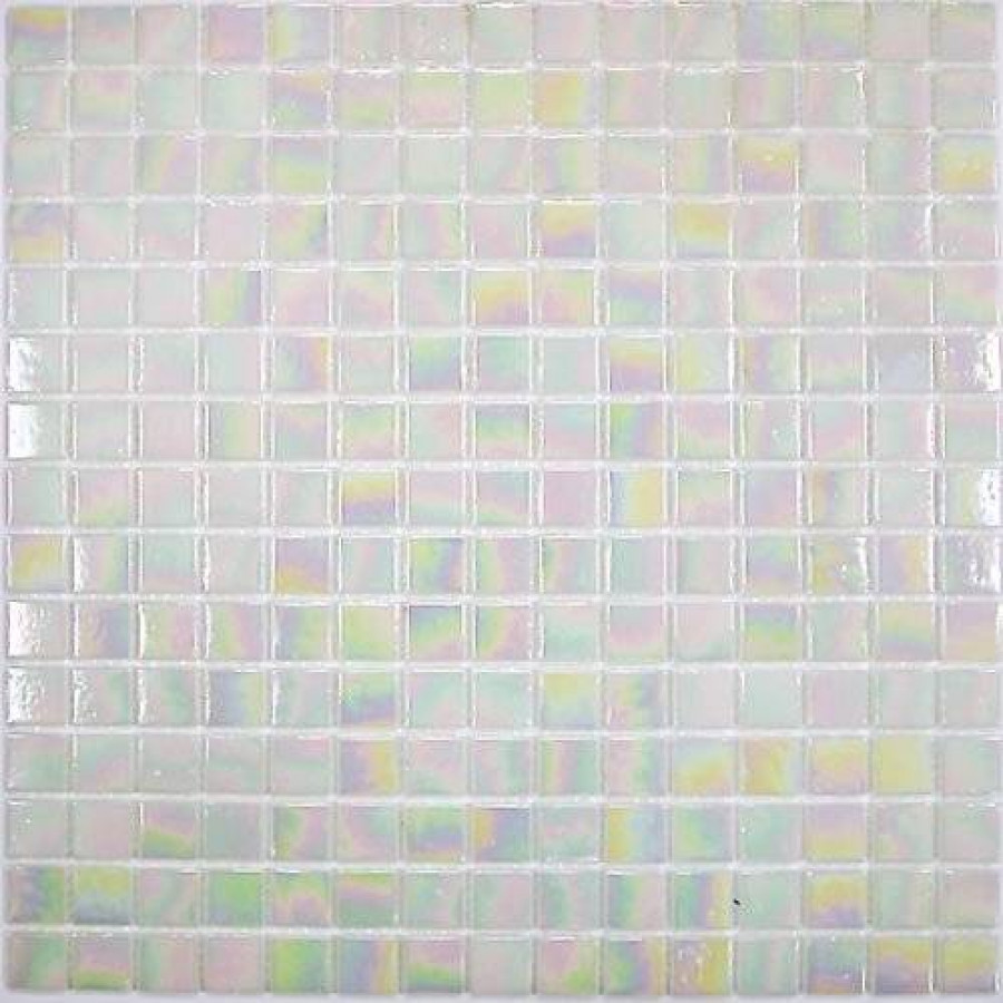 Мозаика 33x33 4мм Arktika (2x2) глянцевая серый Bonaparte