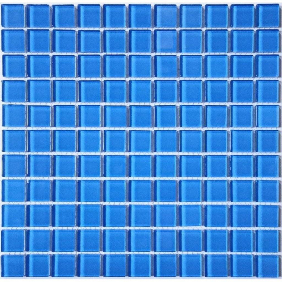 Мозаика 30x30 4мм Royal Blue (2.5x2.5) глянцевая синий Bonaparte