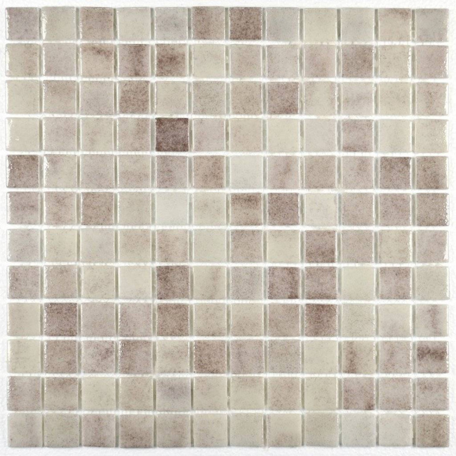 Мозаика 32x32 4мм Atlantis Grey (2.4x2.4) глянцевая серый Bonaparte