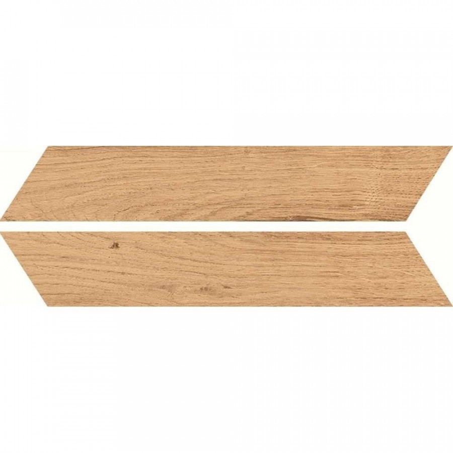 Керамогранит 41x8 8.5мм Feelwood B71013 Blonde Chevron матовая коричневый Bottega Ceramica