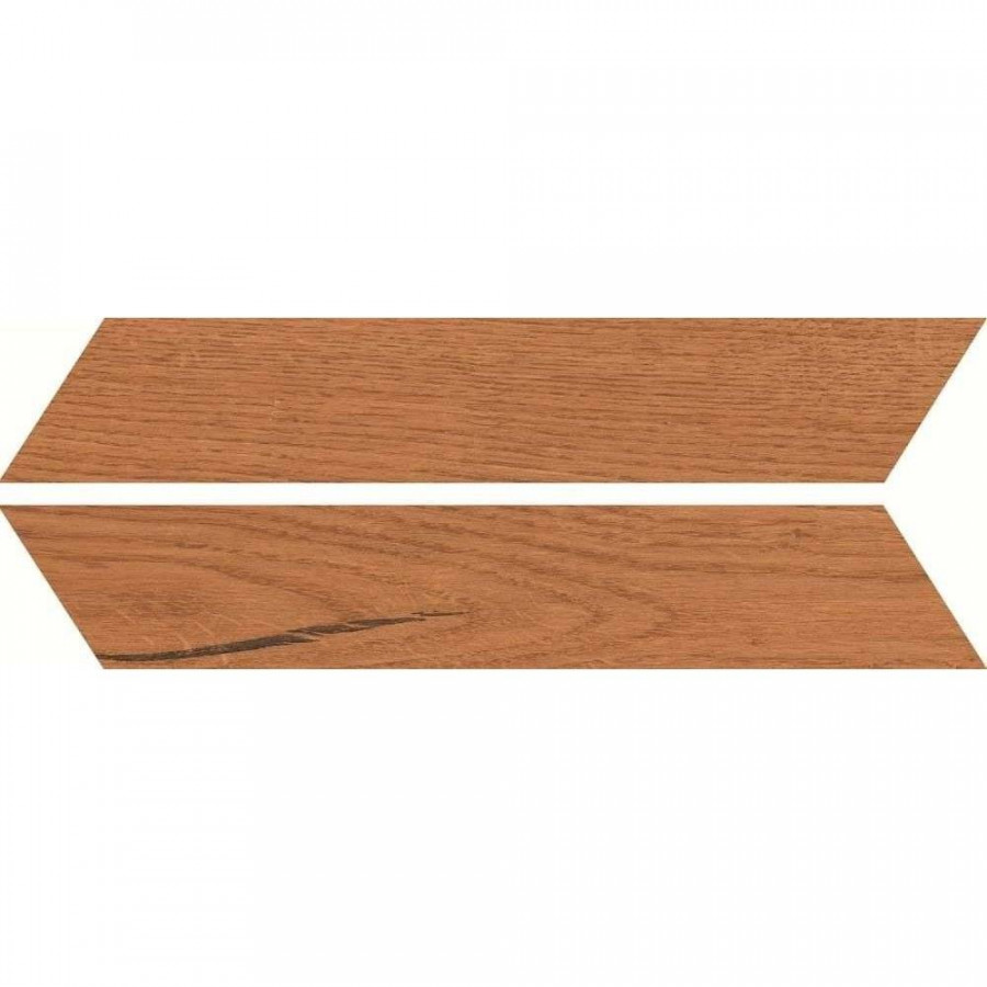 Керамогранит 41x8 8.5мм Feelwood B71037 Cherry Chevron матовая коричневый Bottega Ceramica