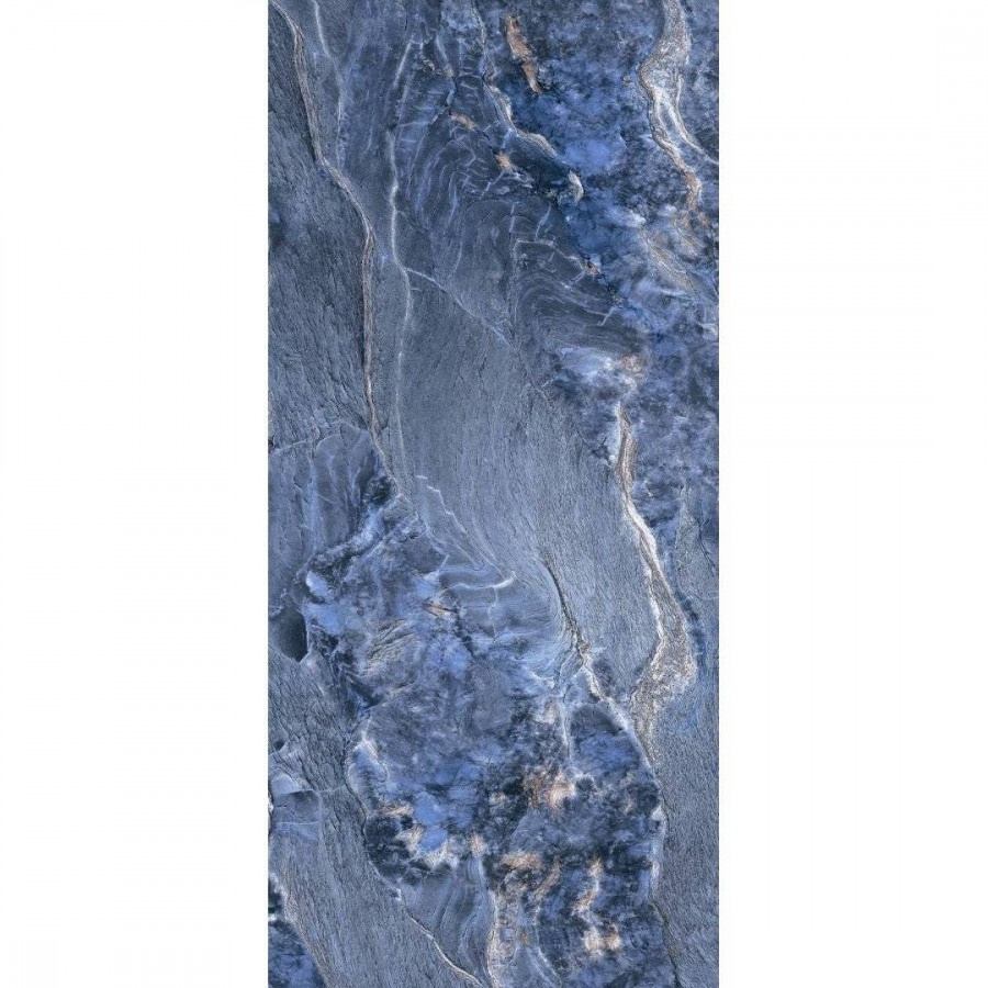 Керамогранит 120x60 10мм Marvel M126YS321 Blue Lap лаппатированная синий Bottega Ceramica