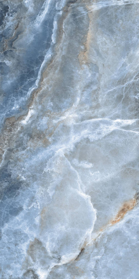 Керамогранит 120x60 8.5мм Glamour B71114 Onice Blue Lap Ret лаппатированная синий Bottega Ceramica