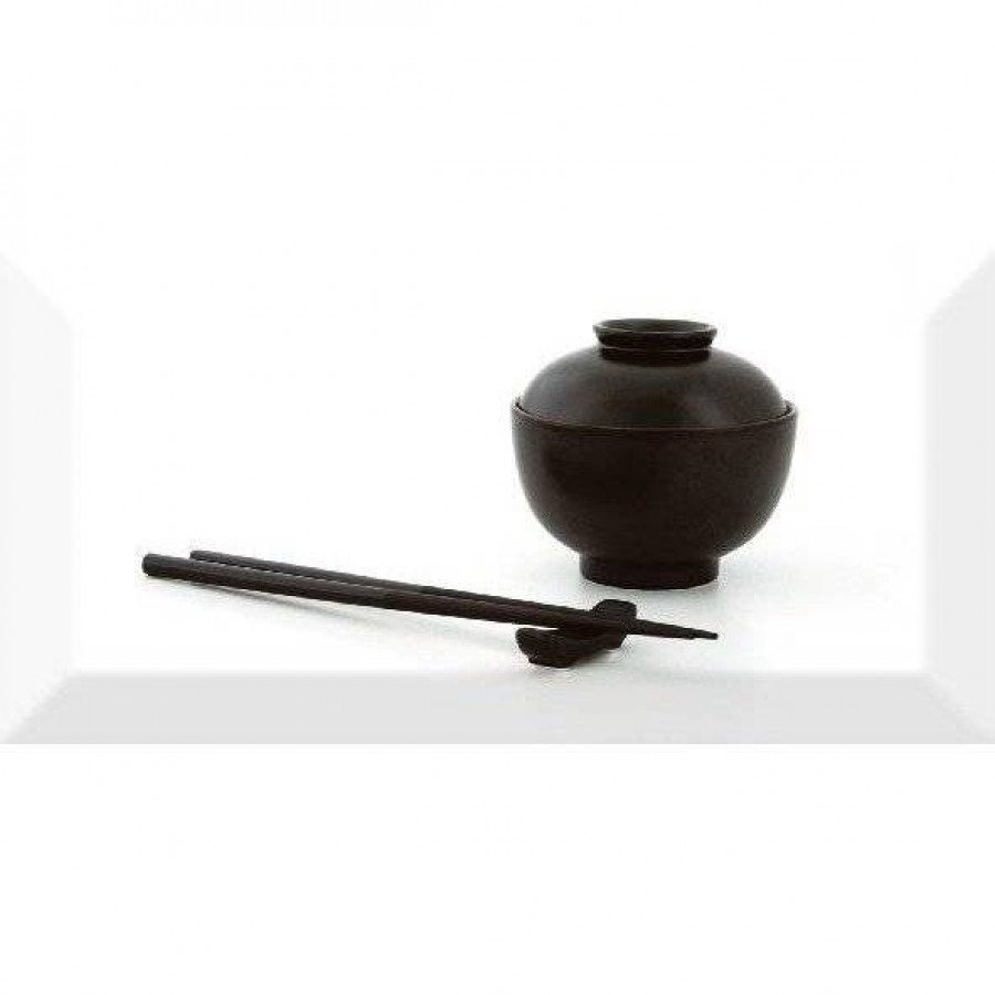 Декор 20x10 9мм Japan Tea 02 Decor B глянцевая белый Absolut Keramika