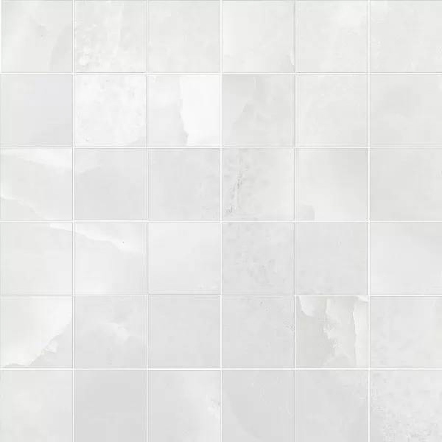 Мозаика 30x30 10мм Sajalin ABS3185M Grey Malla 5 Lapp полированная серый Absolut Keramika