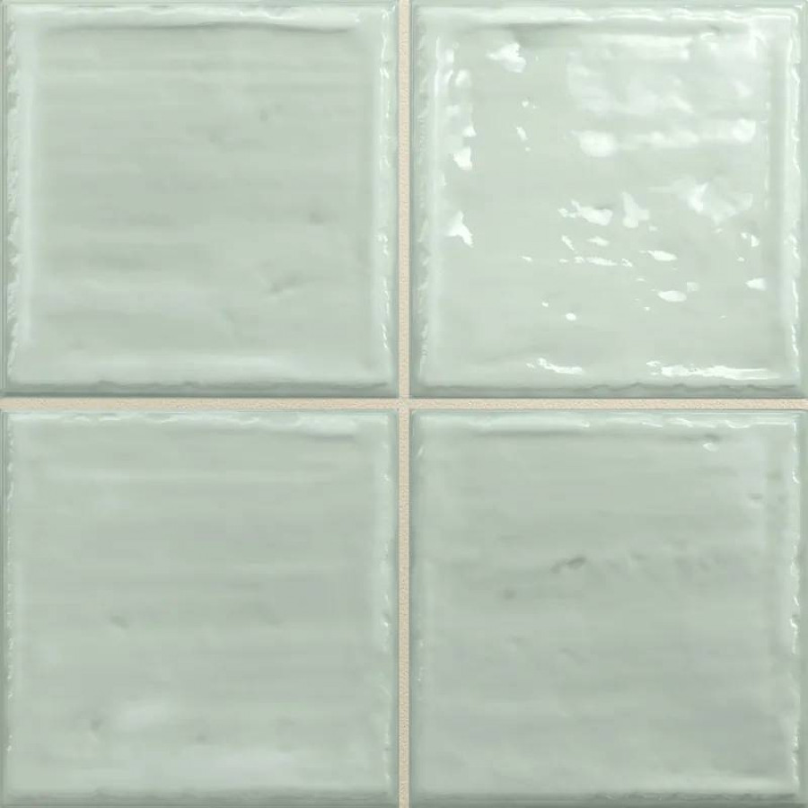 Керамическая плитка 20x20 Noa Fern глянцевая голубой Absolut Keramika