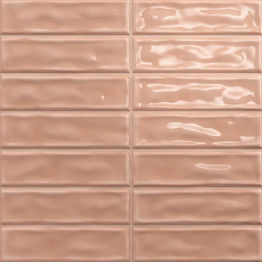 Керамическая плитка 20x20 Sticks Coral глянцевая розовый Absolut Keramika
