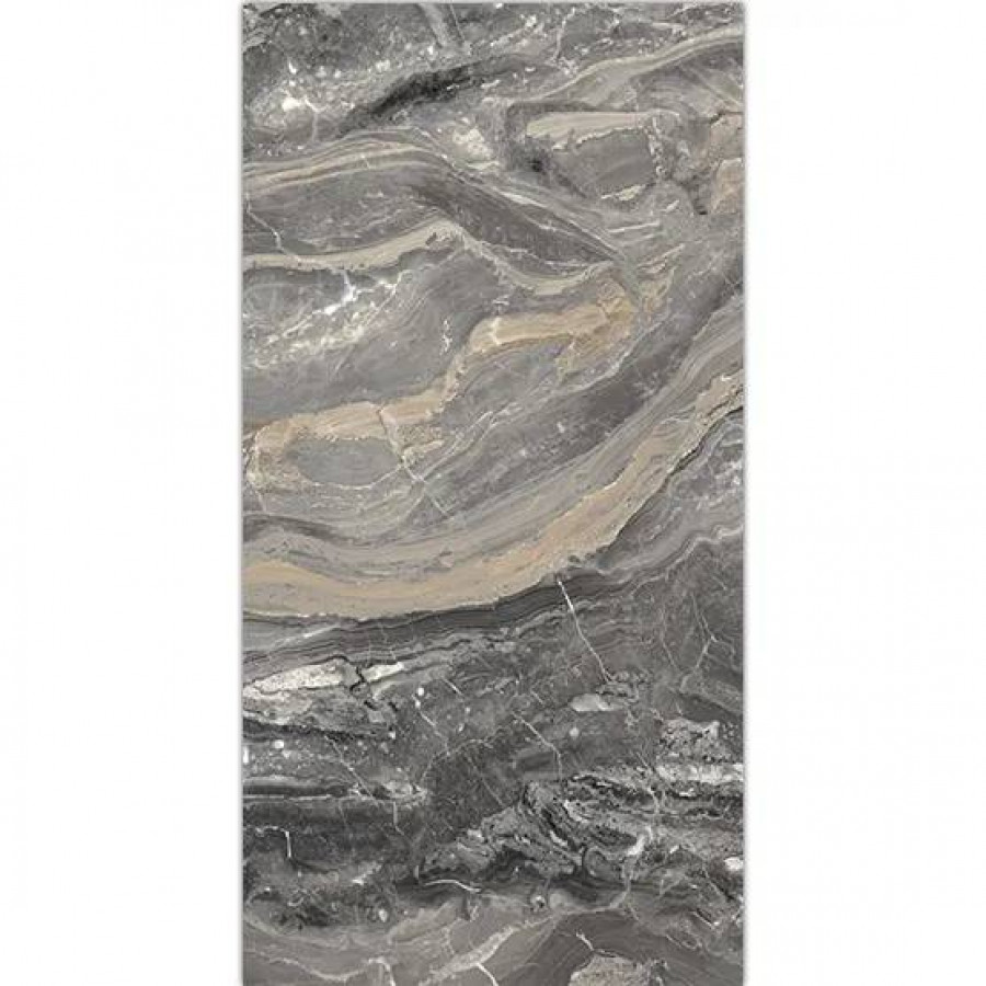 Керамогранит 120x60 9мм Anima Futura AGB8 Keen Grey Luc глянцевая серый Caesar