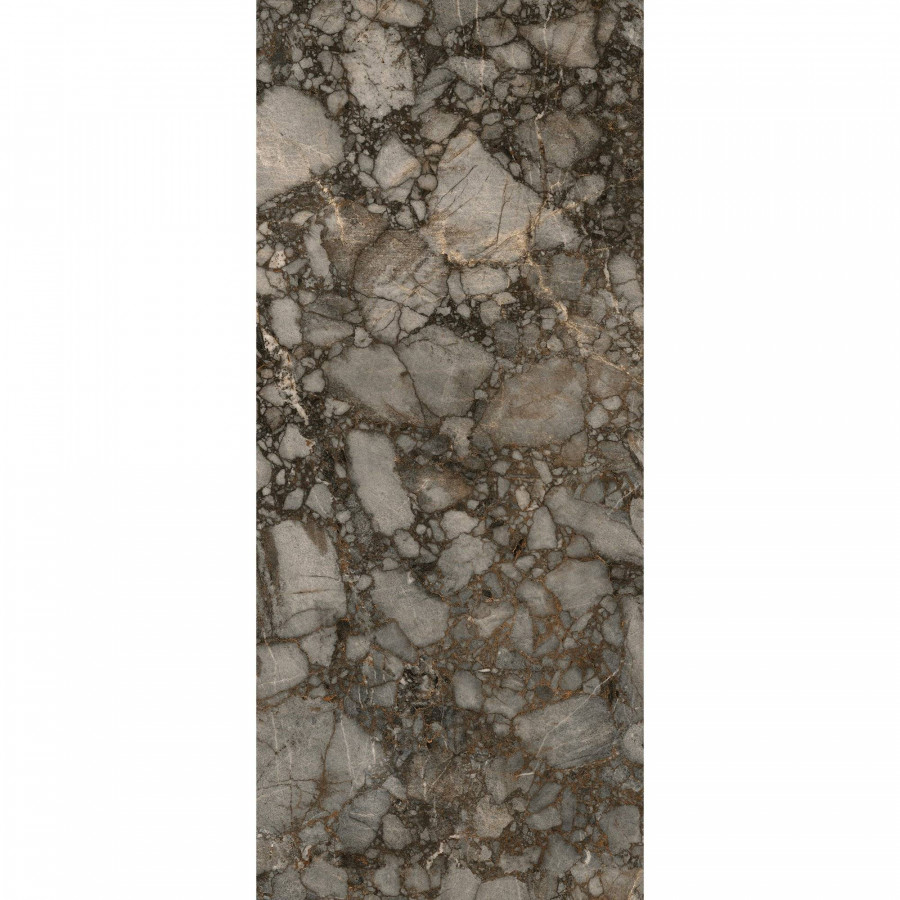 Керамогранит 280x120 6мм Nature Mood 774721 Riverbed Glossy Rt полированная коричневый Casa Dolce Casa