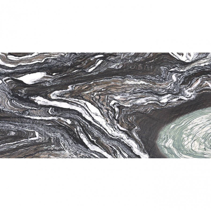 Керамогранит 120x60 6мм Policroma Magnum Cipollino полированная серый Cedit