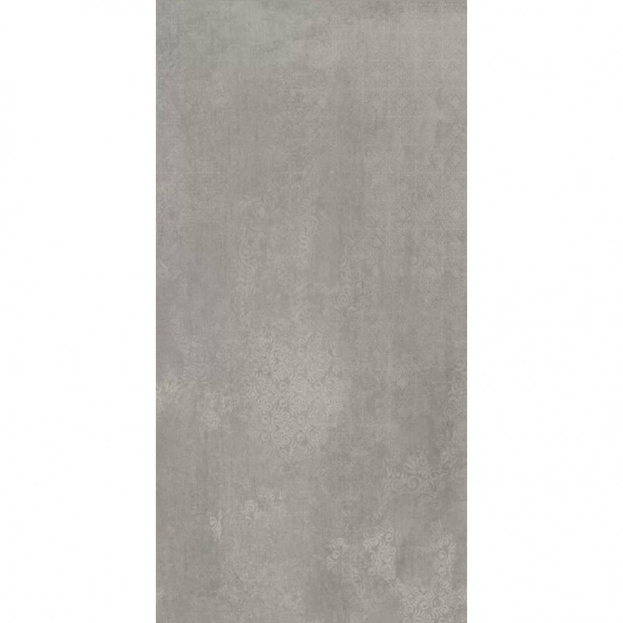 Керамогранит 120x60 7мм Reaction 136856 Oxygen Damask Naturale Rect матовая серый Century