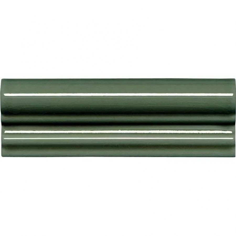 Бордюр 15x5 9мм Modernista ADMO5170 Moldura Italiana PB C/C Verde Oscuro глянцевая зеленый Adex