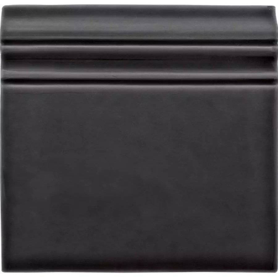 Плинтус 15x15 9мм Studio ADST5105 Rodapie Volcanico глянцевая черный Adex