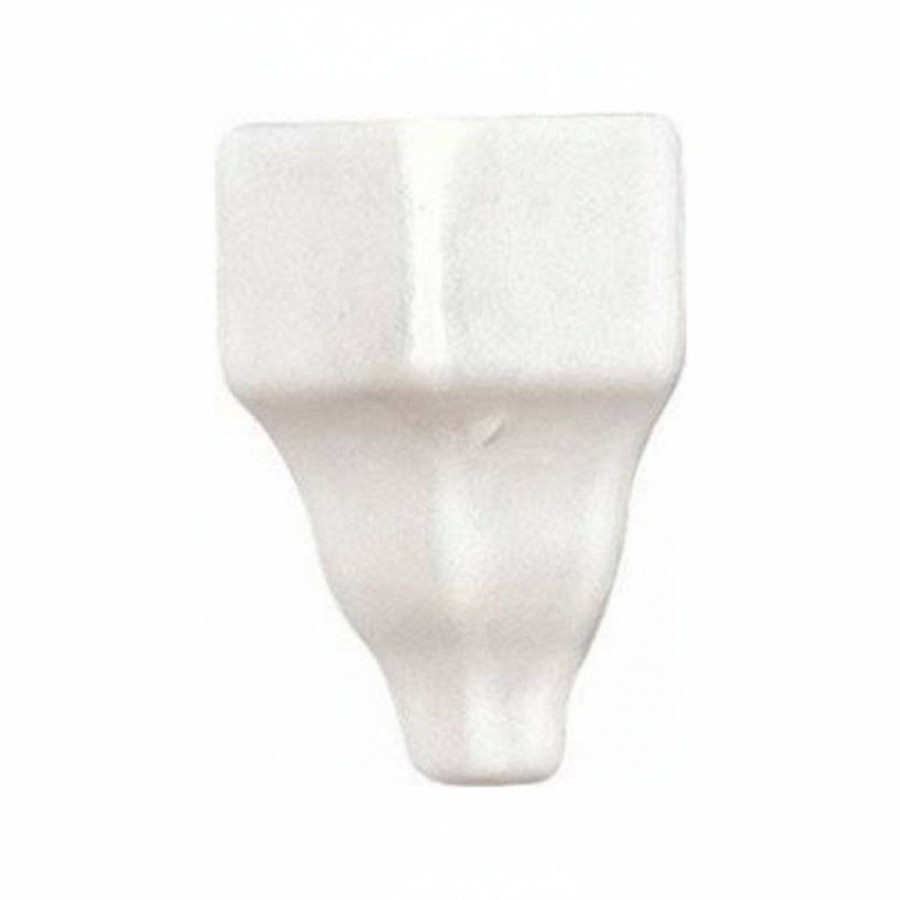 Вставка 4x4 9мм Neri ADNE5376 Ang Exterior Cornisa Clasica Blanco глянцевая белый Adex