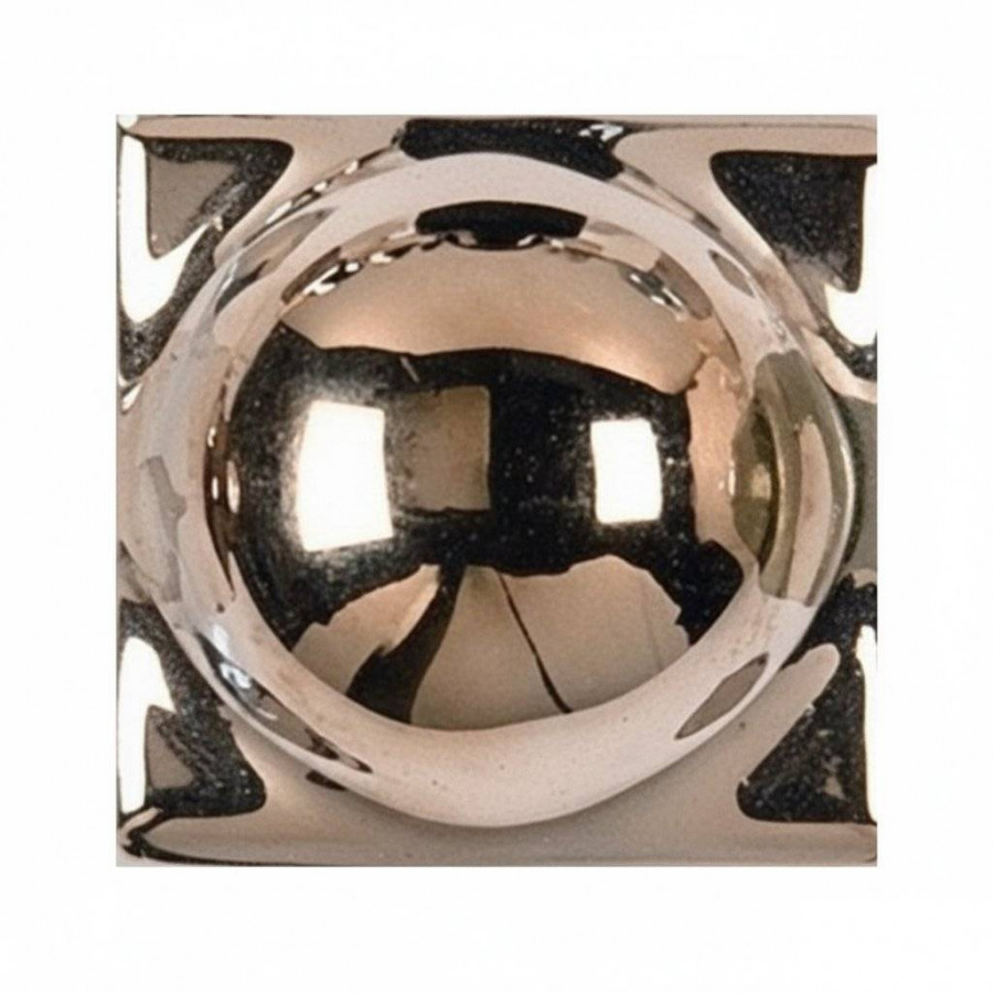 Вставка 2x2 9мм Rombos ADNE8059 Taco Esfera Oro глянцевая золотой Adex