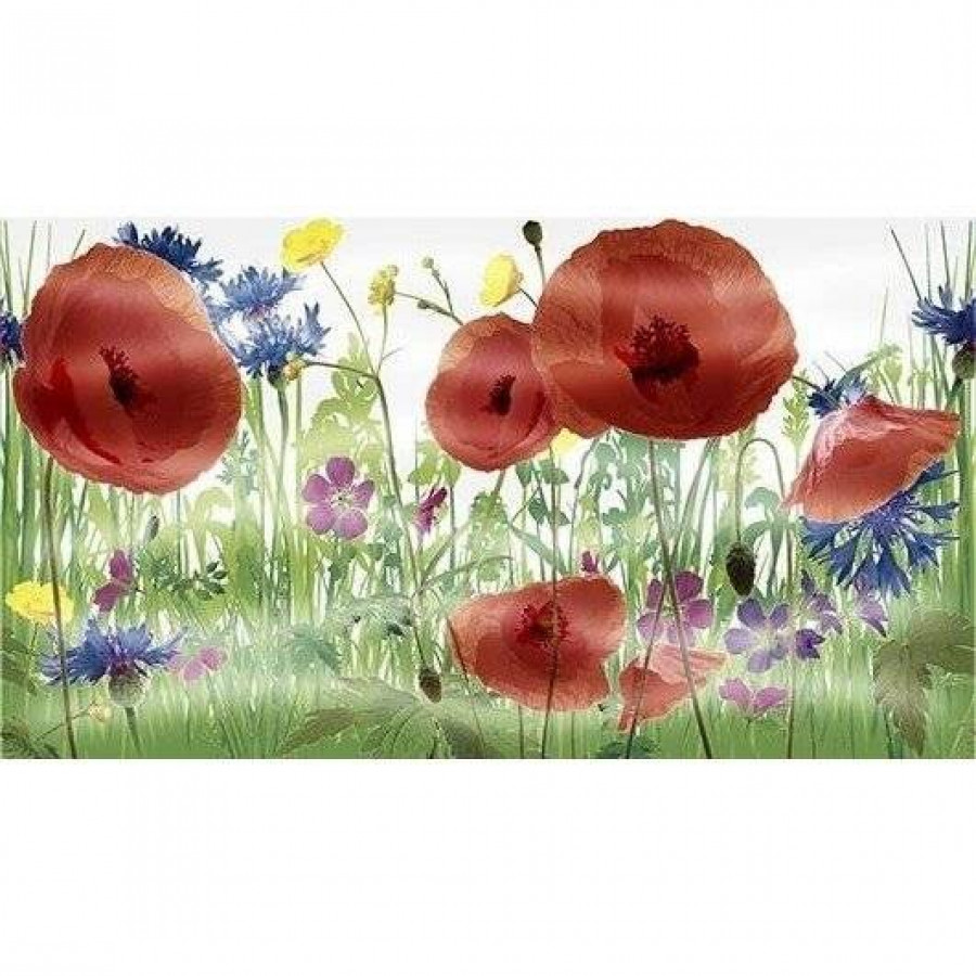 Панно 45x25 9мм Glen КПН16GlenC Dec Panno C глянцевая белый Ceradim