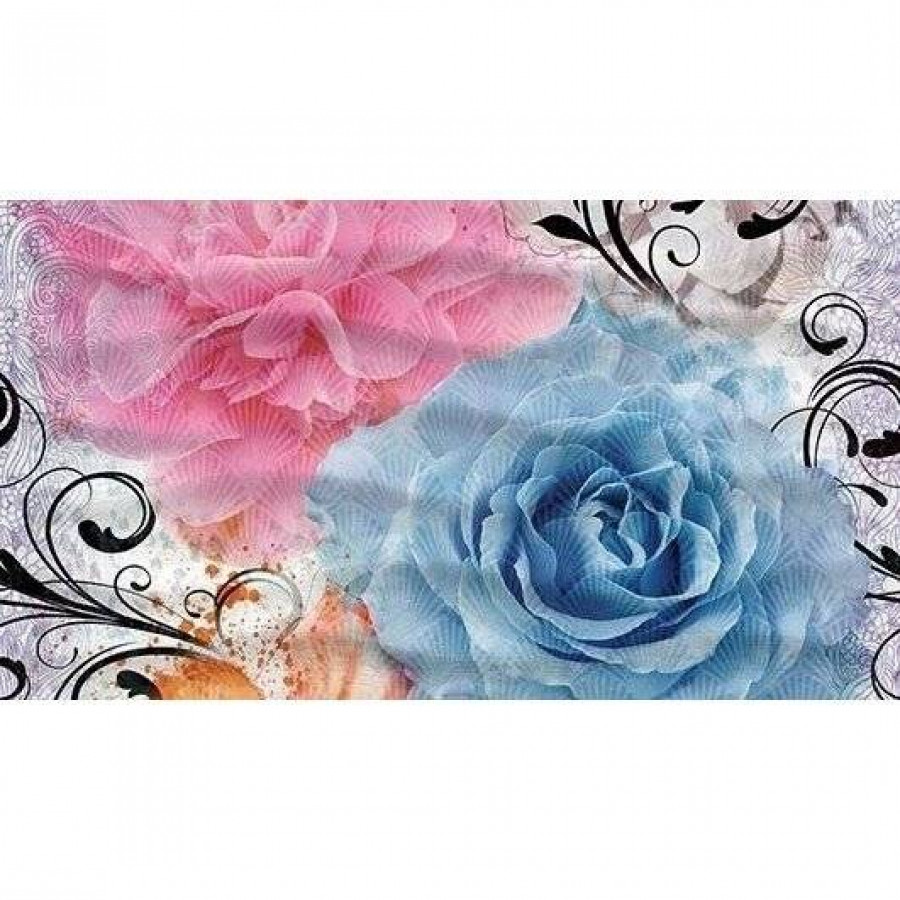 Панно 45x25 9мм Tango КПН16TangoA Dec Panno A глянцевая розовый Ceradim