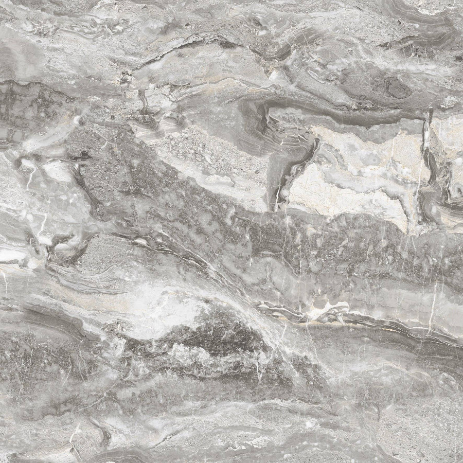 Керамогранит 60x60 7.7мм Ocean Awesome Grey Серый глянцевая серый Ceradim