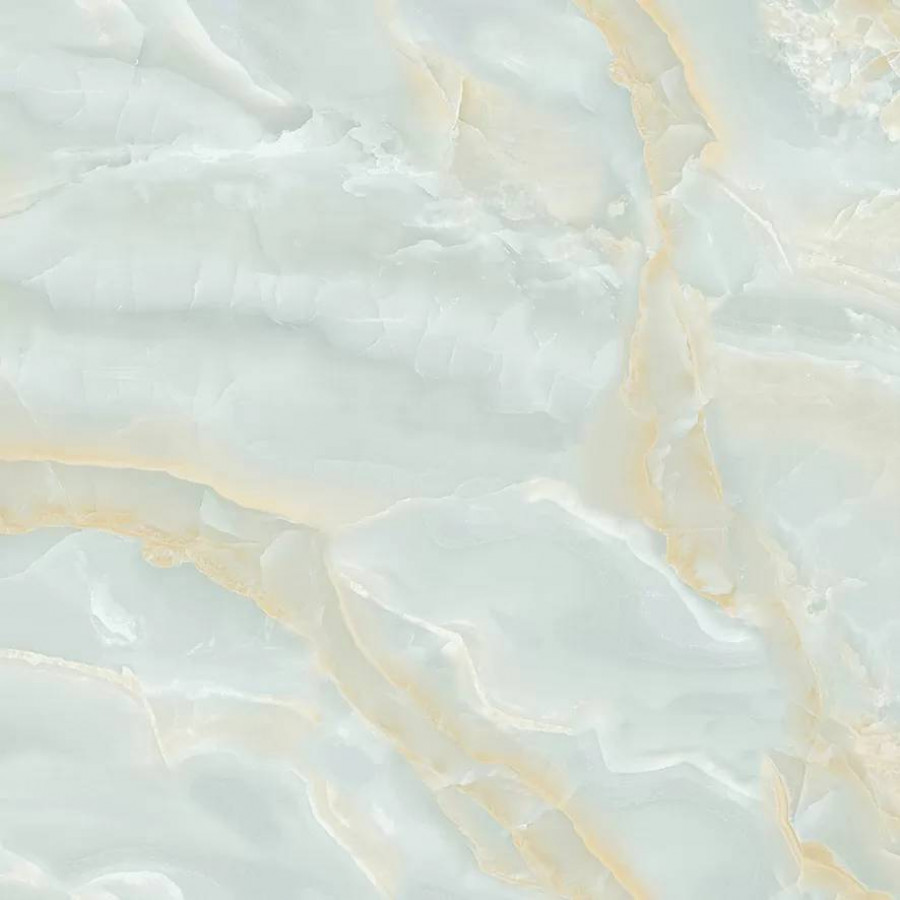 Керамогранит 60x60 7.7мм Onyx Miraculous Голубой Полированный глянцевая голубой Ceradim