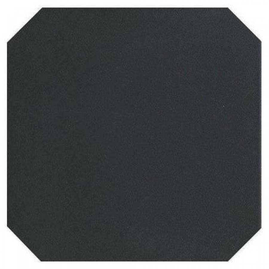 Керамогранит 20x20 8мм Old England Oeo5 Ottagono York матовая черный Ceramiche Grazia