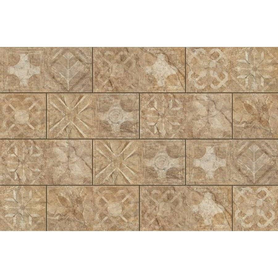 Декор клинкерная плитка 30x15 9мм Torstone Decor Brown матовая коричневый Cerrad
