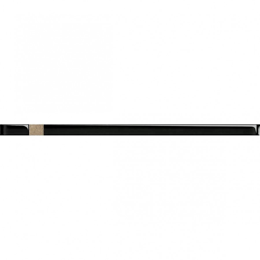 Бордюр 60x3 9мм Effecta O-EFF-WGA011 Gold глянцевая черный Cersanit