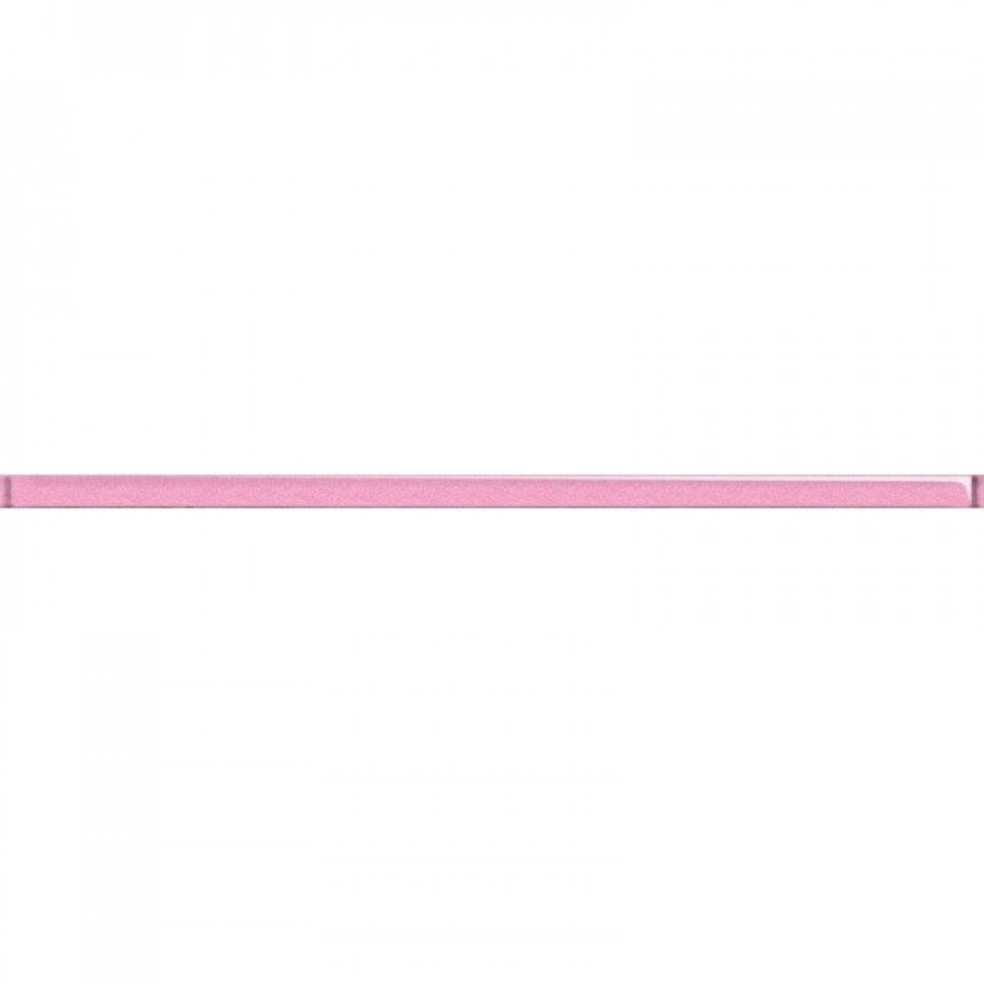 Бордюр 44x2 8.5мм Universal Glass UG1G071 Розовый глянцевая розовый Cersanit