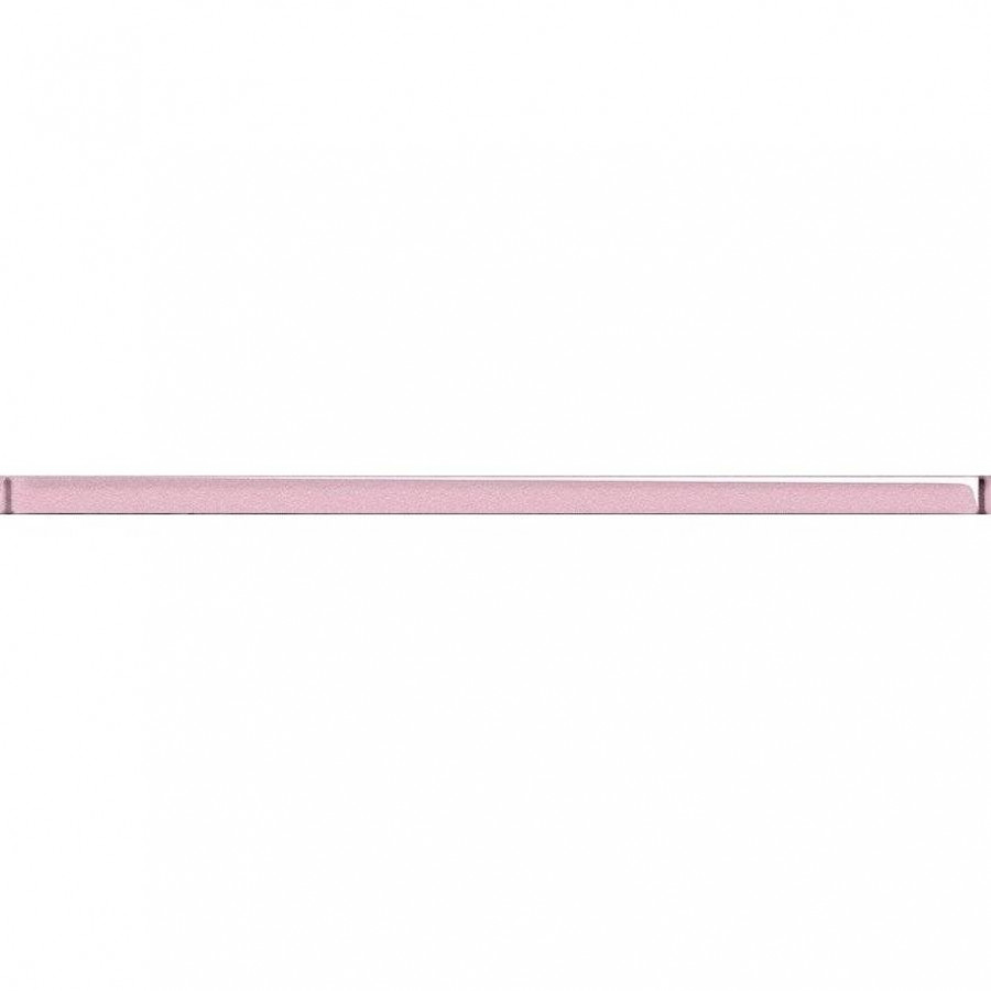 Бордюр 75x3 9мм UG1U071 Universal Glass глянцевая розовый Cersanit
