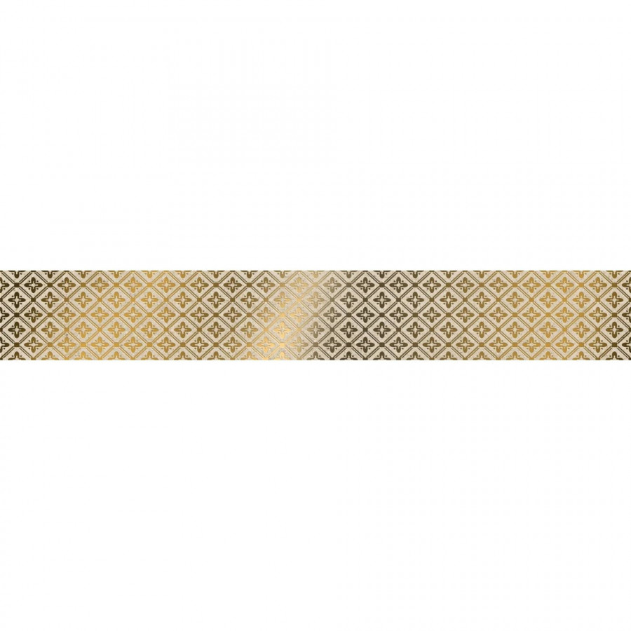 Бордюр 60x5 10мм Universal Glass UG1A061 Желтый глянцевая золотой Cersanit