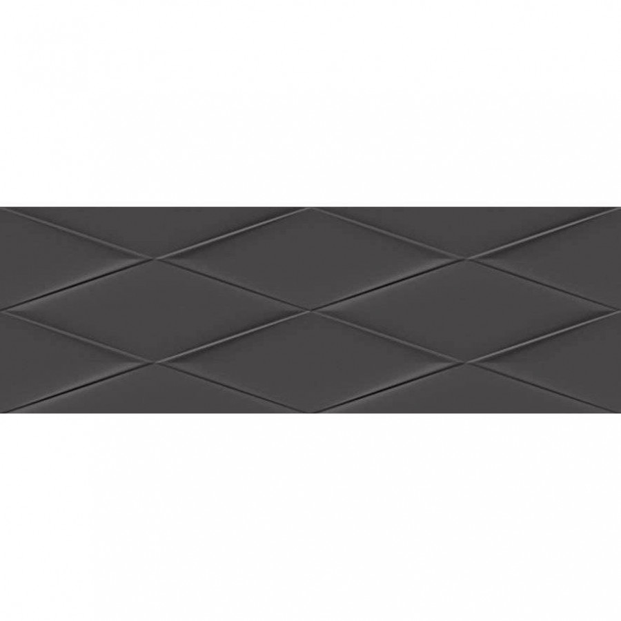 Керамическая плитка 75x25 9мм Vegas VGU232-53 глянцевая черный Cersanit