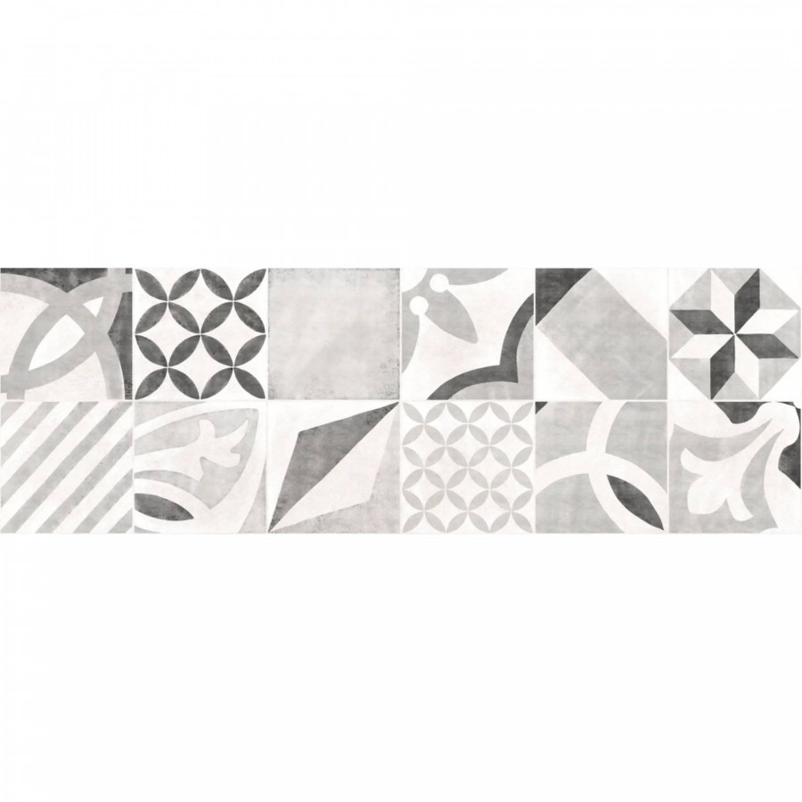 Керамическая плитка 75x25 9мм Apeks ASU453D-53 матовая серый Cersanit